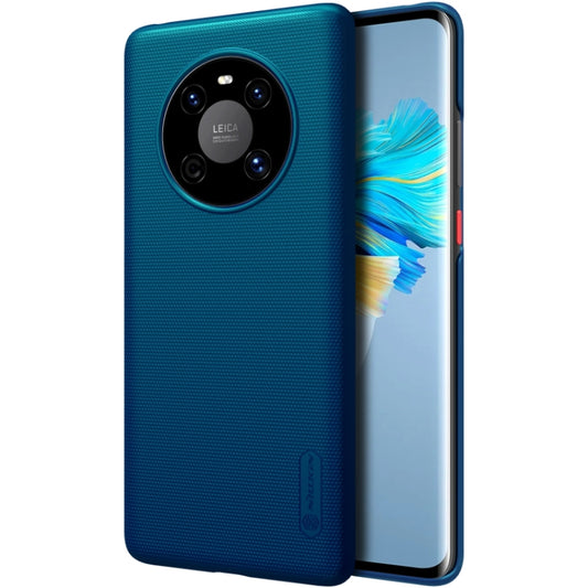 For Huawei Mate 40 NILLKIN Frosted Concave-convex Texture PC Protective Case(Peacock Blue) - Huawei Cases by NILLKIN | Online Shopping UK | buy2fix