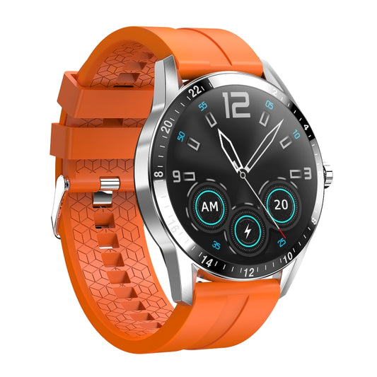 G20 1.3 inch IPS Color Screen IP67 Waterproof Smart Watch, Support Blood Oxygen Monitoring / Sleep Monitoring / Heart Rate Monitoring, Style: Silicone Strap(Orange) - Smart Wear by buy2fix | Online Shopping UK | buy2fix