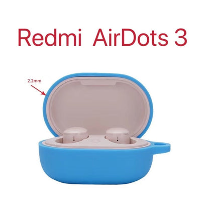 Silicone Earphone Protective Case for Xiaomi Redmi AirDots3(Red) - Xiaomi Earphone Case by buy2fix | Online Shopping UK | buy2fix