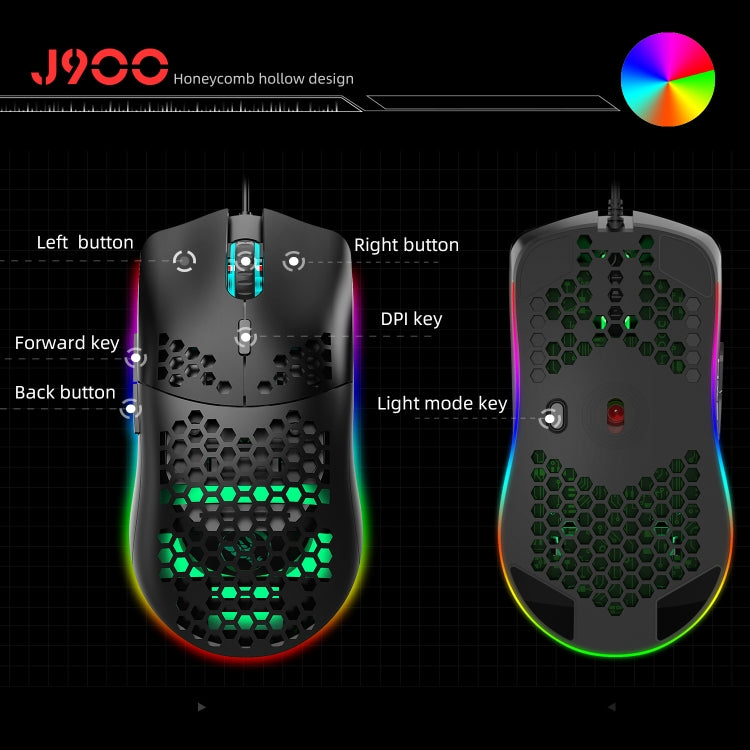 HXSJ P6+V100+J900 Keyboard Mouse Converter + One-handed Keyboard + Gaming Mouse Set - Wired Mice by HXSJ | Online Shopping UK | buy2fix