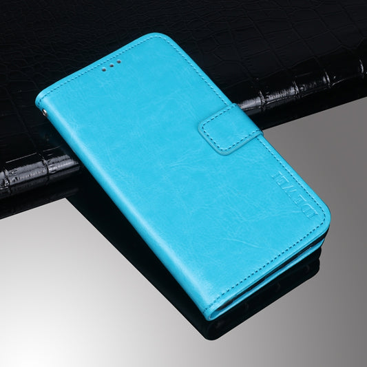 For TCL 10 5G UW idewei Crazy Horse Texture Horizontal Flip Leather Case with Holder & Card Slots & Wallet(Sky Blue) - More Brand by idewei | Online Shopping UK | buy2fix