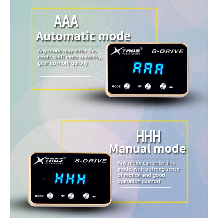 For Audi A3 2013- TROS 8-Drive Potent Booster Electronic Throttle Controller Speed Booster - In Car by TROS | Online Shopping UK | buy2fix