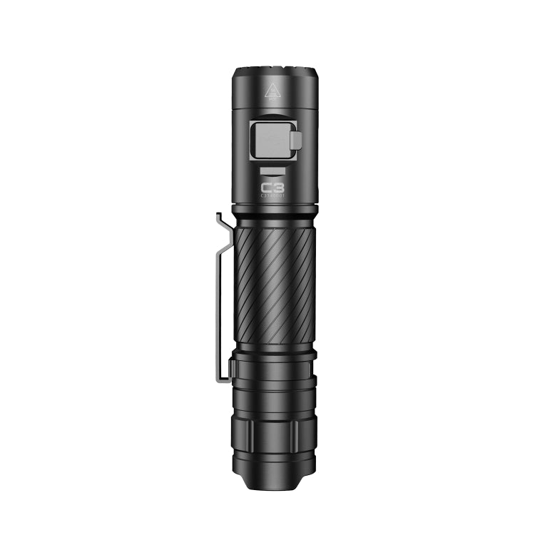 WUBEN C3 Outdoor Emergency Portable USB Rechargeable LED Strong Light Aluminum Alloy Flashlight - LED Flashlight by WUBEN | Online Shopping UK | buy2fix