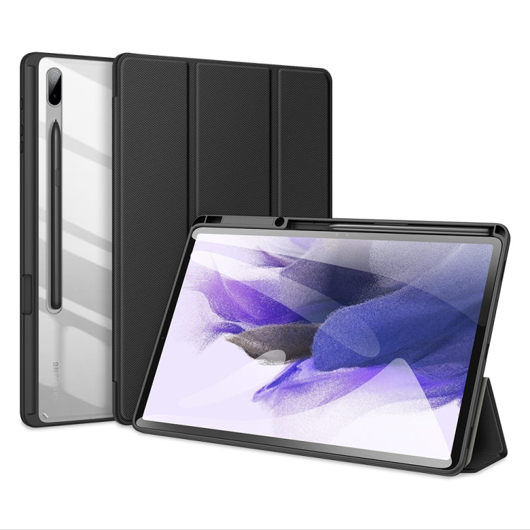 For Samsung Galaxy Tab S8+ / Tab S8 Plus /  Tab S7 FE / Tab S7+ DUX DUCIS TOBY Series Antiskid PU Leather + PC + TPU Horizontal Flip Case with Holder & Pen Slot & Sleep / Wake-up Function(Black) - Galaxy Tab S8+ Cases by DUX DUCIS | Online Shopping UK | buy2fix