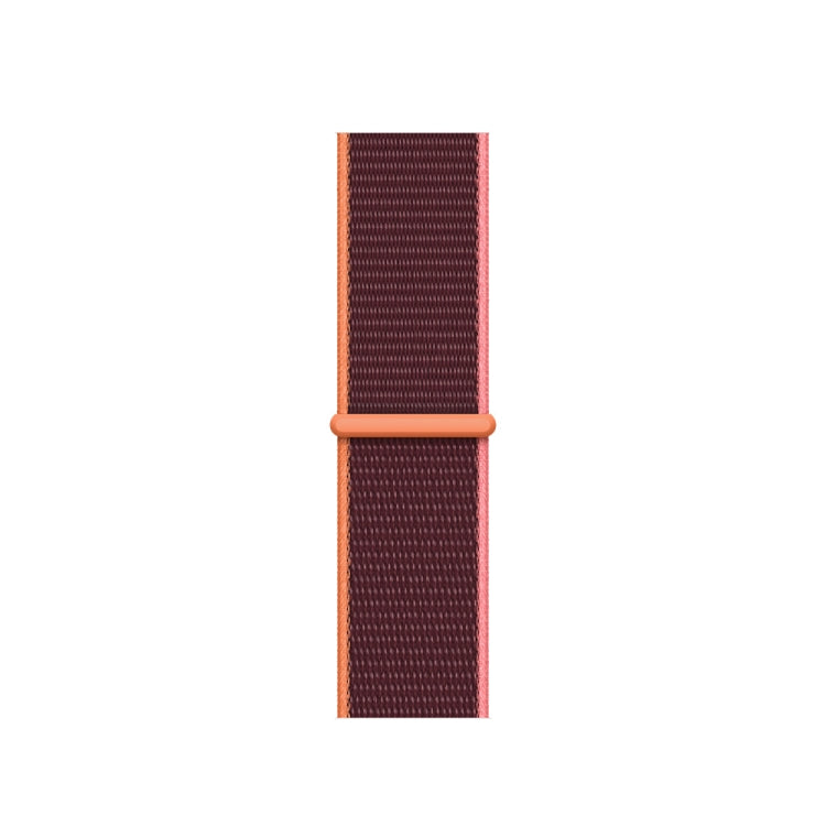 Loop Type Sport Watch Band For Apple Watch Ultra 49mm&Watch Ultra 2 49mm / Series 9&8&7 45mm / SE 3&SE 2&6&SE&5&4 44mm / 3&2&1 42mm(Plum) - Watch Bands by buy2fix | Online Shopping UK | buy2fix