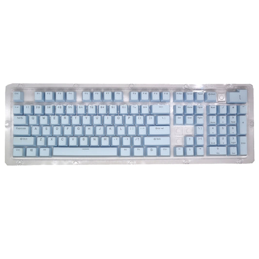 HXSJ P9 104 Keys PBT Color Mechanical Keyboard Keycaps(Light Blue) - Other by HXSJ | Online Shopping UK | buy2fix