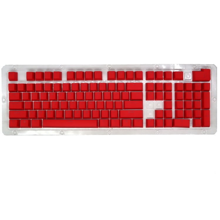 HXSJ P9 104 Keys PBT Color Mechanical Keyboard Keycaps(Red) - Other by HXSJ | Online Shopping UK | buy2fix