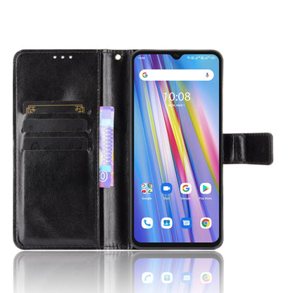 For Umidigi A11 Crazy Horse Texture Horizontal Flip Leather Case with Holder & Card Slots & Lanyard(Black) - More Brand by buy2fix | Online Shopping UK | buy2fix