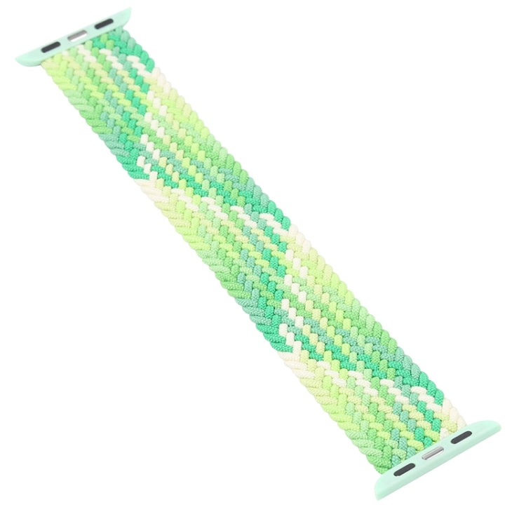 Single Loop Weaving Nylon Watch Band, Size: M 155mm For Apple Watch Ultra 49mm&Watch Ultra 2 49mm / Series 9&8&7 45mm / SE 3&SE 2&6&SE&5&4 44mm / 3&2&1 42mm(Lime) - Watch Bands by buy2fix | Online Shopping UK | buy2fix