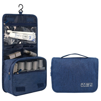 Multifunctional Portable Hook Type Travel Wash Storage Bag Cosmetic Bag(Navy Blue) - Storage Bags by buy2fix | Online Shopping UK | buy2fix