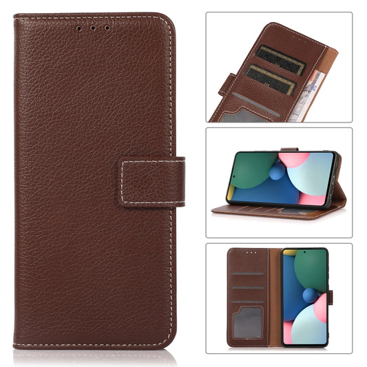 For Motorola Moto G30 / G20 / G10 4G Litchi Texture PU + TPU Horizontal Flip Leather Case with Holder & Card Slots & Wallet(Brown) - Motorola Cases by buy2fix | Online Shopping UK | buy2fix