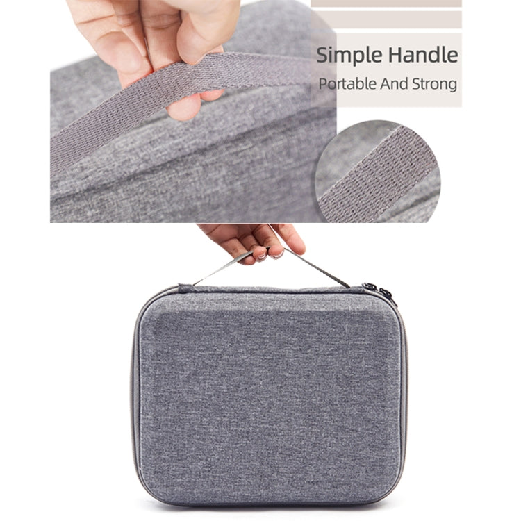 For DJI Mini SE Shockproof Carrying Hard Case Storage Bag, Size: 24 x 19 x 9cm(Grey + Red Liner) - Carry Cases & Bags by buy2fix | Online Shopping UK | buy2fix