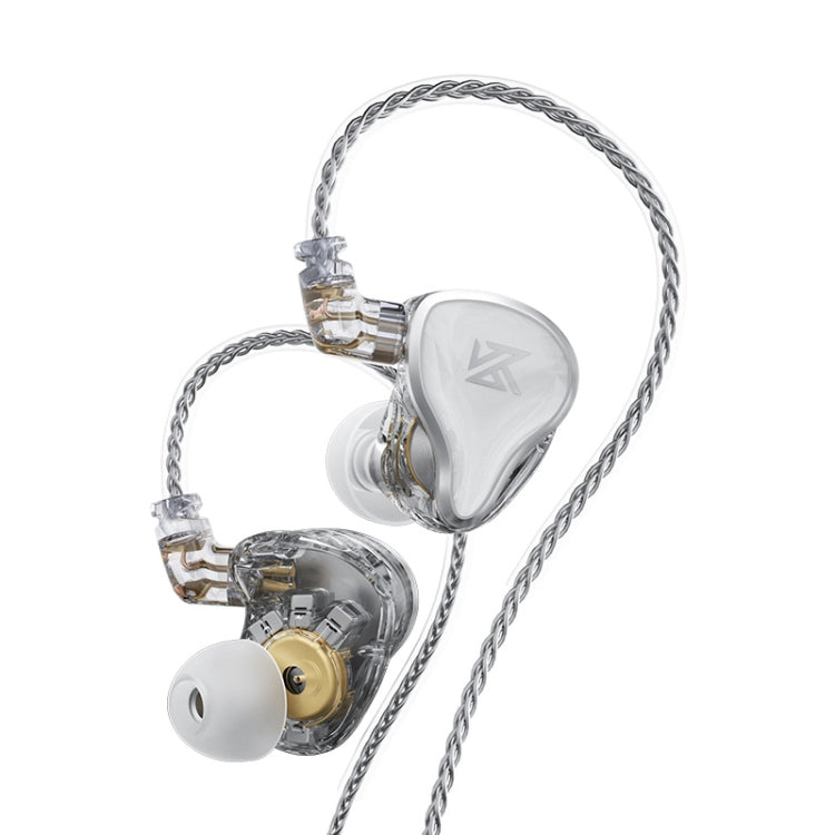 KZ ZAS 16-unit Ring Iron In-ear Wired Earphone, Standard Version(White) - In Ear Wired Earphone by KZ | Online Shopping UK | buy2fix