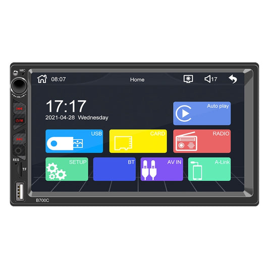 B700C HD 7 inch Universal Car MP5 Player with Carplay, Support FM & Bluetooth & TF Card - In Car by buy2fix | Online Shopping UK | buy2fix