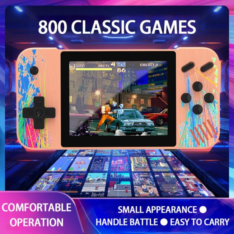 G3 Macaron 3.5 inch Screen Handheld Game Console for Dual Players Built-in 800 Games(Green) - Pocket Console by buy2fix | Online Shopping UK | buy2fix