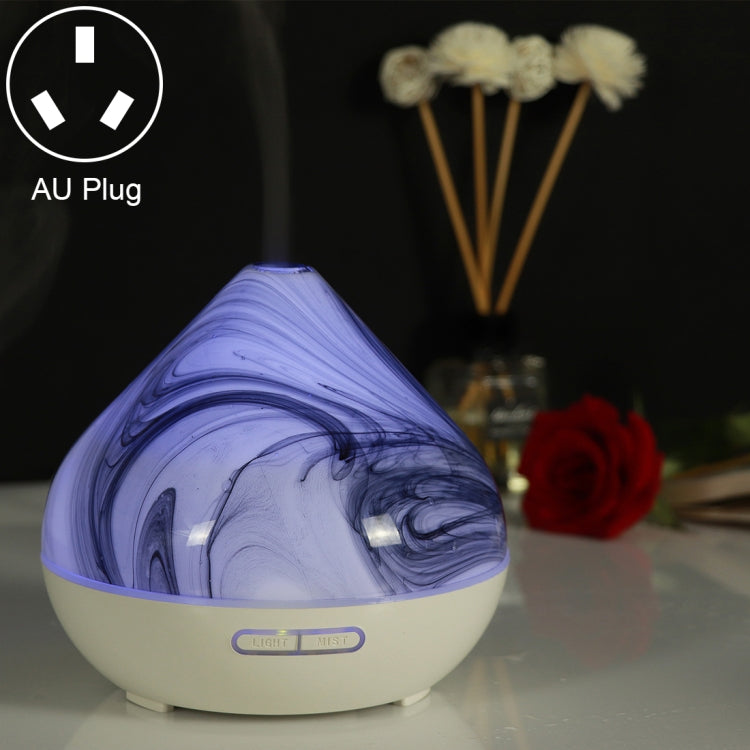 400ml Volcano Shape Humidifier Glass Aromatherapy Machine Automatic Alcohol Sprayer, Plug Specification:AU Plug(White) - Home & Garden by buy2fix | Online Shopping UK | buy2fix