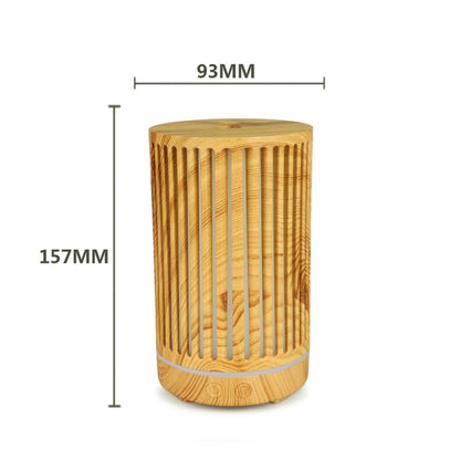 200ml Hollow-out Forest Pattern Wooden Essential Oil Aromatherapy Machine Ultrasonic Humidifier Automatic Alcohol Sprayer, Plug Specification:US Plug(Light Brown-2) - Home & Garden by buy2fix | Online Shopping UK | buy2fix