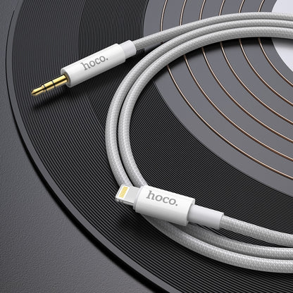 hoco UPA19 8 Pin Digital Audio Conversion Cable, Length: 1m(Silver) - Video & Audio Cable by hoco | Online Shopping UK | buy2fix