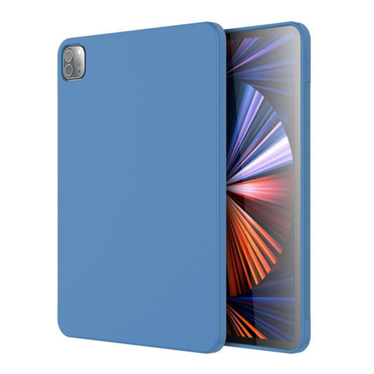 For iPad Pro 11 inch 2022 / 2021 / 2020 Mutural Silicone Microfiber Tablet Case(Light Blue) - iPad Pro 11 (2022/2021) Cases by Mutural | Online Shopping UK | buy2fix