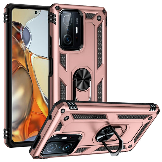 For Xiaomi 11T Pro Shockproof TPU + PC Phone Case(Rose Gold) - Xiaomi Accessories by buy2fix | Online Shopping UK | buy2fix