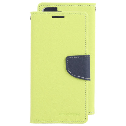 For Samsung Galaxy S22 5G GOOSPERY FANCY DIARY Cross Texture Leather Phone Case(Green) - Galaxy S22 5G Cases by GOOSPERY | Online Shopping UK | buy2fix