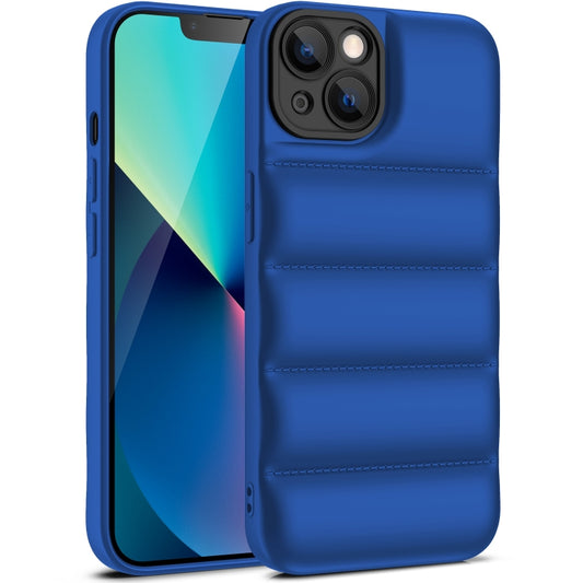 For iPhone 13 Pro Max Eiderdown Airbag Shockproof Phone Case (Blue) - iPhone 13 Pro Max Cases by buy2fix | Online Shopping UK | buy2fix
