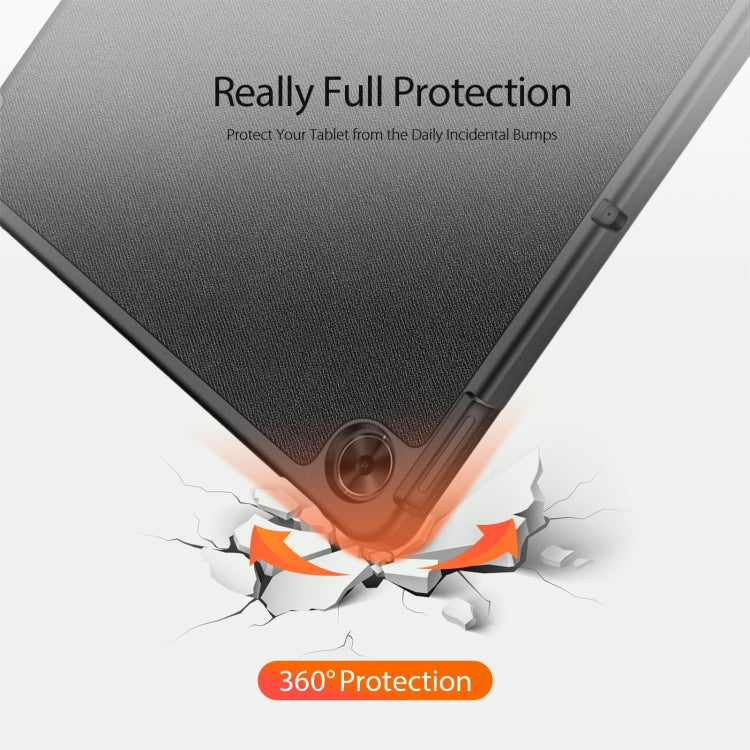 For OPPO Realme Pad 10.4 DUX DUCIS Domo Series Magnetic PU Tablet Case - Realme by DUX DUCIS | Online Shopping UK | buy2fix