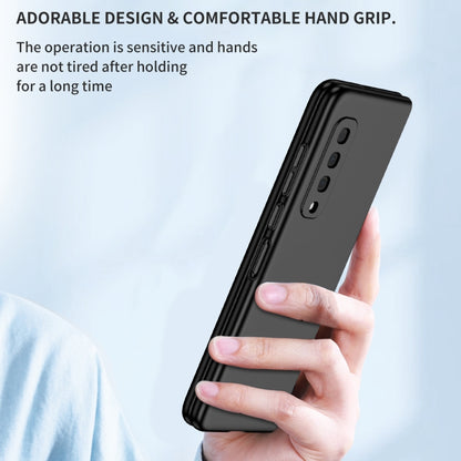 For Samsung Galaxy Fold Armor Foldable Phone Case(Black) - Samsung Accessories by buy2fix | Online Shopping UK | buy2fix