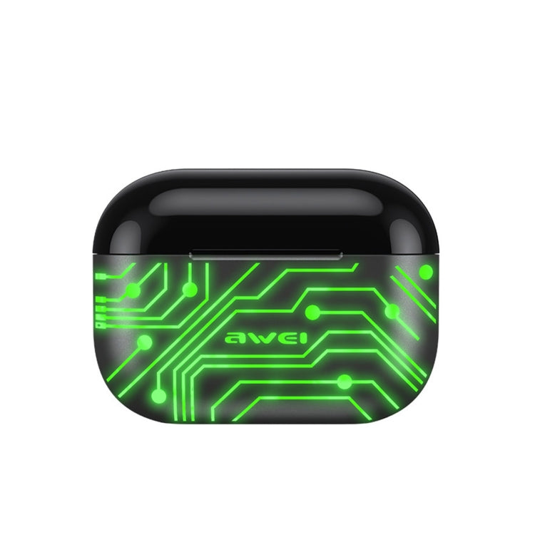 awei T29 PRO TWS Stereo Wireless Bluetooth Earphone(Green) - TWS Earphone by awei | Online Shopping UK | buy2fix