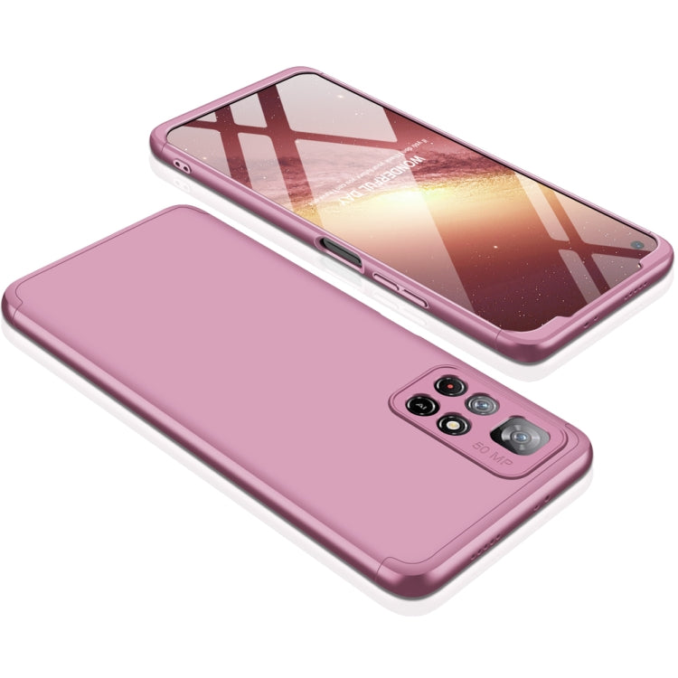 For Xiaomi Poco M4 Pro / Redmi Note 11 CN Version GKK Three Stage Splicing PC Phone Case(Rose Gold) - Xiaomi Cases by GKK | Online Shopping UK | buy2fix