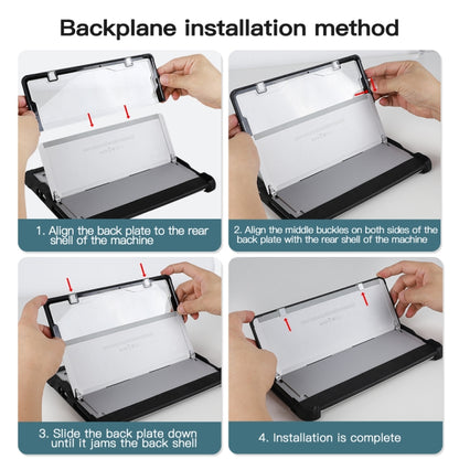 For MicroSoft Surface Go 1 / 2 / 3 Acrylic Transparent Hand Shoulder Strap Laptop Case - Other by buy2fix | Online Shopping UK | buy2fix