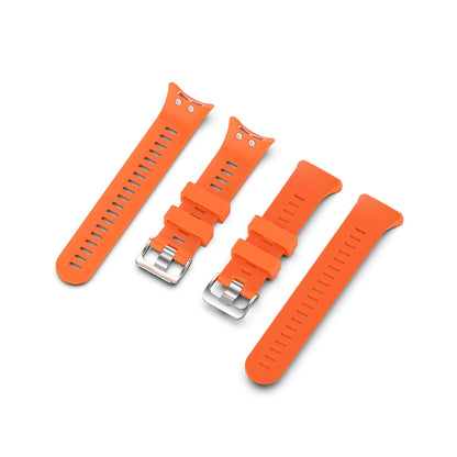 For Garmin Forerunner 45 & 45S Silicone Watch Band(Orange) - Smart Wear by buy2fix | Online Shopping UK | buy2fix