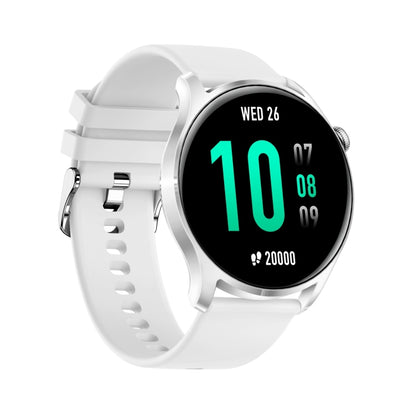 KC08 1.28 inch IPS Screen Smart Wristband, Support Sleep Monitoring/Heart Rate Monitoring(White) - Smart Wear by buy2fix | Online Shopping UK | buy2fix