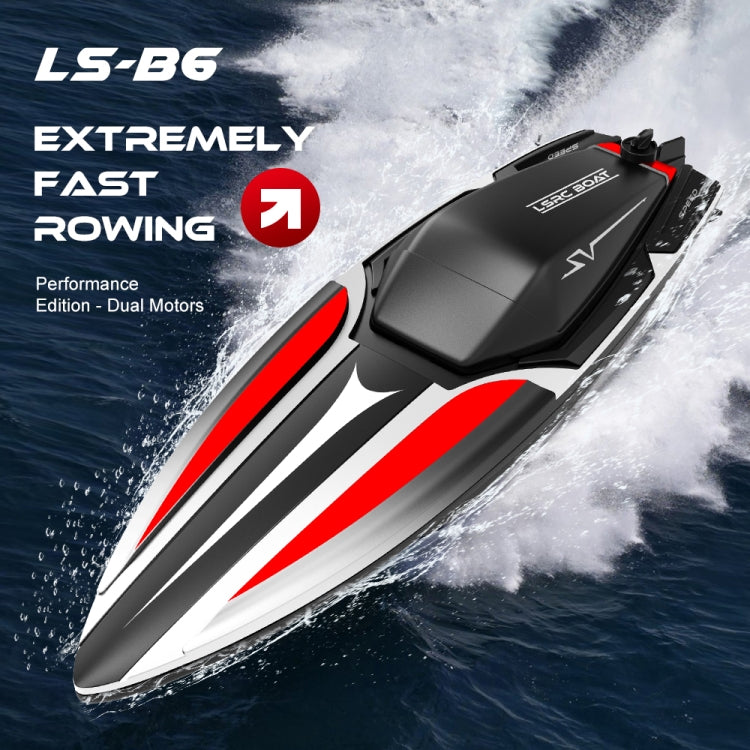 LSRC-B6 2.4G Twin Propeller RC High Speed Racing Boat - RC Boats by buy2fix | Online Shopping UK | buy2fix