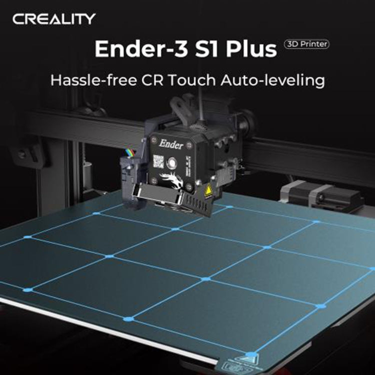 Creality Ender-3 S1 Plus Full-metal Dual-gear Larger-size 3D Printer UK Plug - Consumer Electronics by Creality | Online Shopping UK | buy2fix