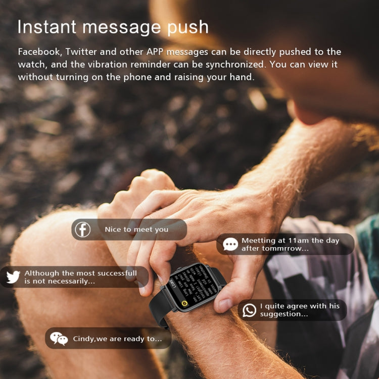 GT30 1.69 inch TFT Screen Smart Watch, Steel Bnad IP67 Waterproof Support Bluetooth Call / Multiple Sports Modes(Silver) - Smart Wear by buy2fix | Online Shopping UK | buy2fix