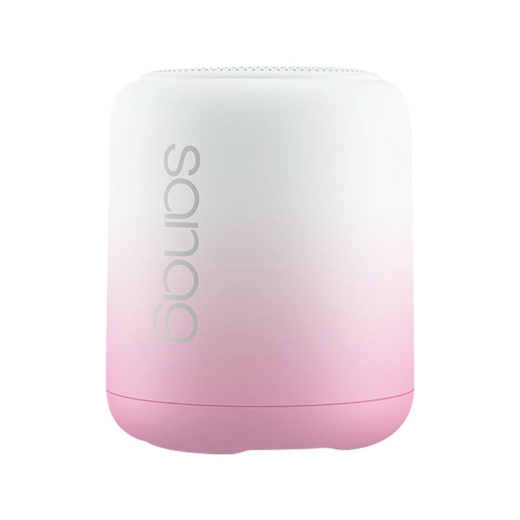 Sanag X6S Outdoor Portable Mini Gradient Bluetooth Speaker(White Pink) - Mini Speaker by Sanag | Online Shopping UK | buy2fix