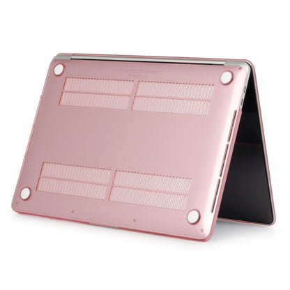 Laptop Crystal Style Protective Case For MacBook Pro 13.3 inch A2338 2022(Pink) - MacBook Pro Cases by buy2fix | Online Shopping UK | buy2fix