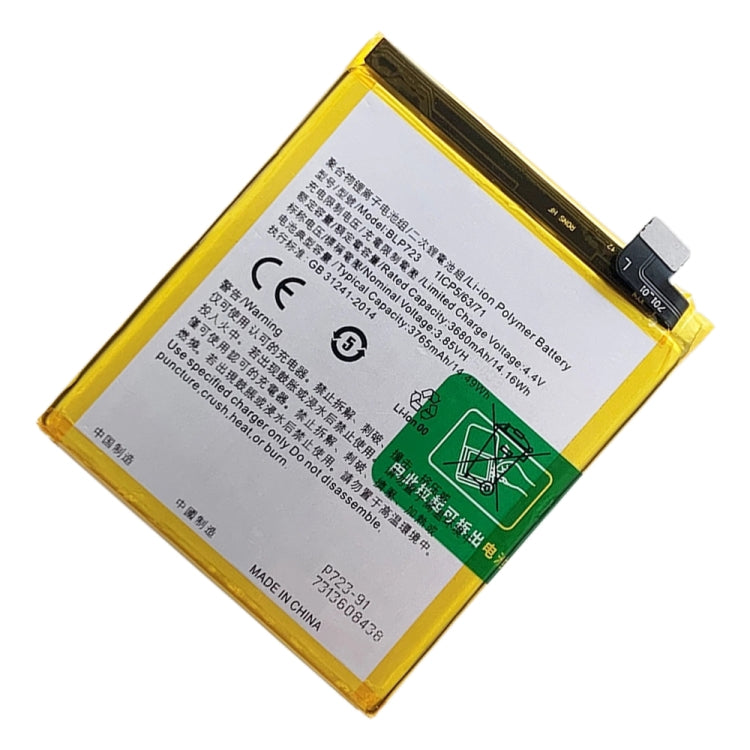 BLP723 3765mAh For Realme X Li-Polymer Battery Replacement - For OPPO by buy2fix | Online Shopping UK | buy2fix