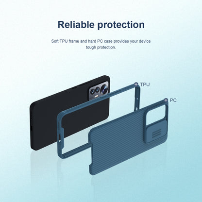 For Xiaomi  12 Lite NILLKIN Black Mirror Pro Series Camshield PC Phone Case(Black) - Xiaomi Cases by NILLKIN | Online Shopping UK | buy2fix