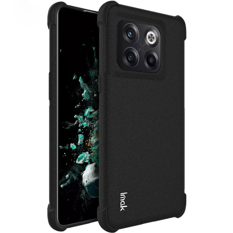 For OnePlus 10T 5G / Ace Pro 5G imak All-inclusive Shockproof Airbag TPU Phone Case(Matte Black) - OnePlus Cases by imak | Online Shopping UK | buy2fix