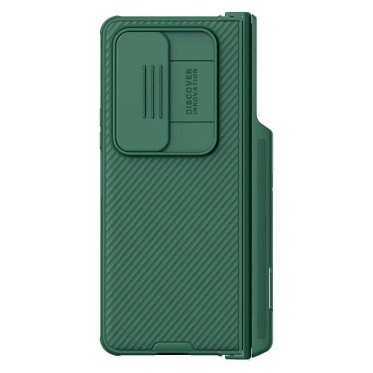 For Samsung Galaxy Z Fold4 5G NILLKIN Black Mirror Pro Series Camshield PC Phone Case with Pen Slot, Set Version(Green) - Galaxy Z Fold4 5G Cases by NILLKIN | Online Shopping UK | buy2fix