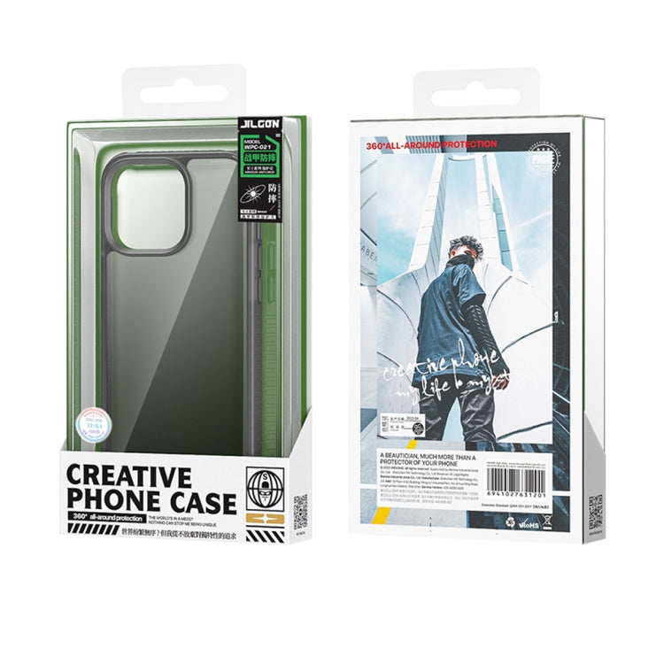 For iPhone 14 Pro WEKOME Armour Anti-Drop Phone Case(Clear Black) - iPhone 14 Pro Cases by WK | Online Shopping UK | buy2fix