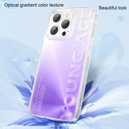 For iPhone 14 Pro WEKOME Gorillas Gradient Colored Phone Case(Purple) - iPhone 14 Pro Cases by WK | Online Shopping UK | buy2fix