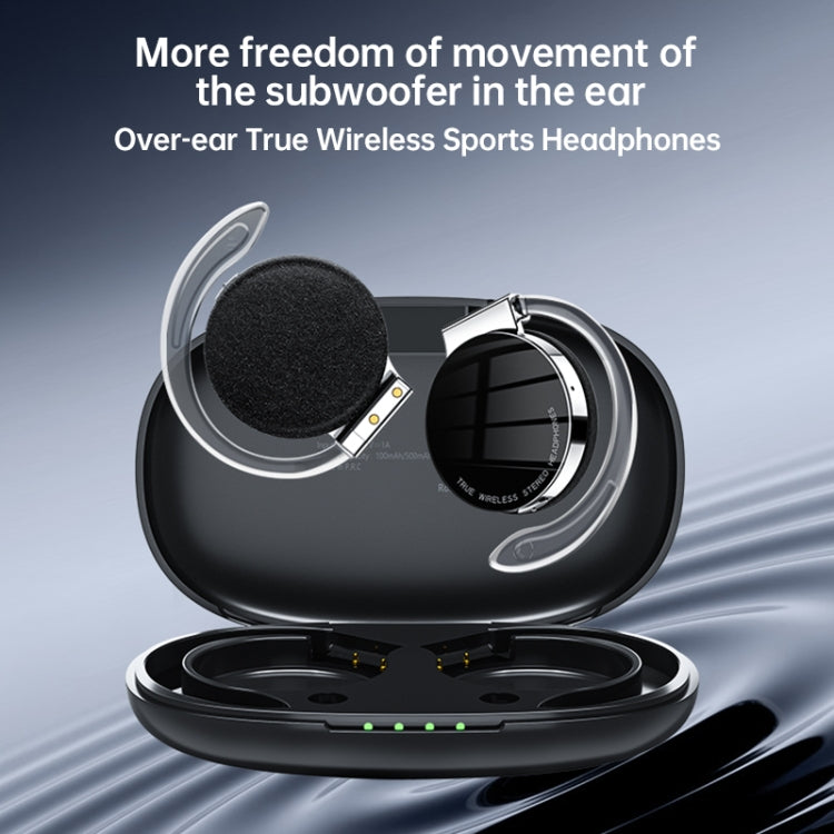 T&G F2 Ear Mount Waterproof Wireless Bluetooth Noise Reduction Earphone, Waterproof Level: IPX5(White) - Bluetooth Earphone by T&G | Online Shopping UK | buy2fix
