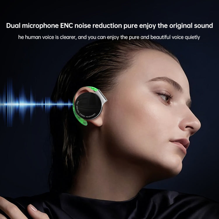 T&G F2 Ear Mount Waterproof Wireless Bluetooth Noise Reduction Earphone, Waterproof Level: IPX5(White) - Bluetooth Earphone by T&G | Online Shopping UK | buy2fix