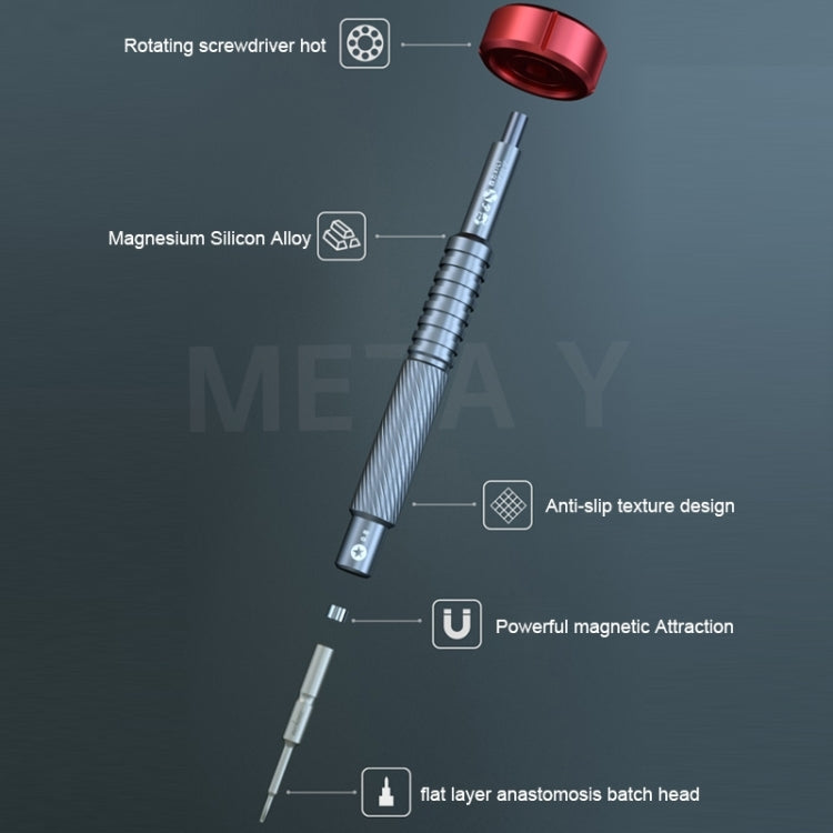 MECHANIC META Y Cross 1.8 Alloy Magnetic Screwdriver for Phone Repair - Repair & Spare Parts by MECHANIC | Online Shopping UK | buy2fix