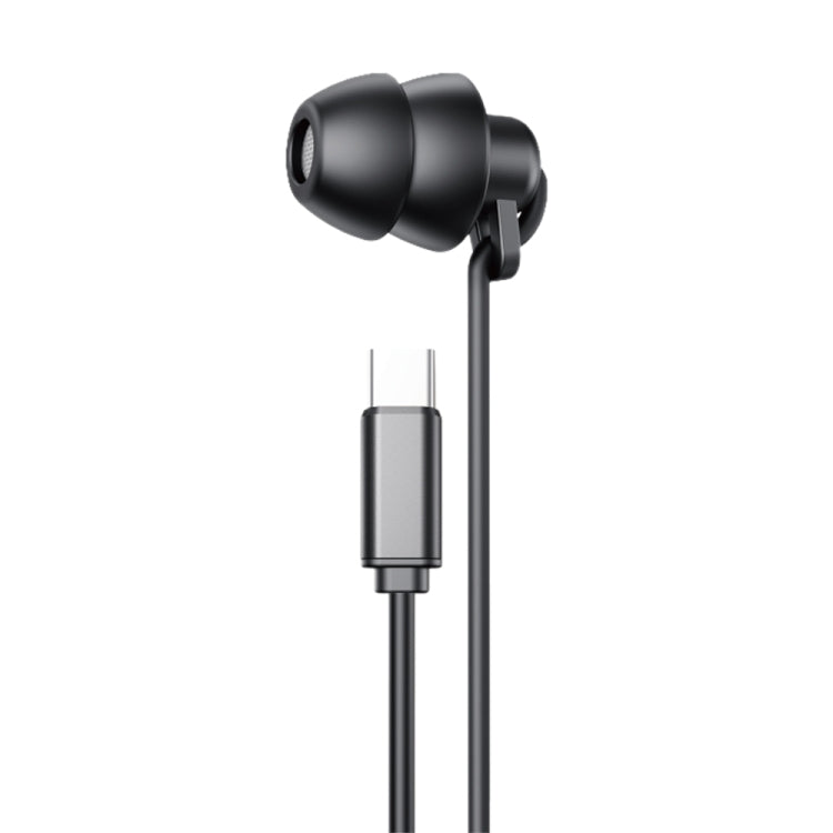 WEKOME YB02 SHQ Series In-Ear Sleep Wired Earphone, Plug Type:Type-C(Black) - Type-C Earphone by WK | Online Shopping UK | buy2fix