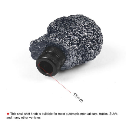 Car Skull Manual Shift Lever Gear Head(Black) - In Car by buy2fix | Online Shopping UK | buy2fix