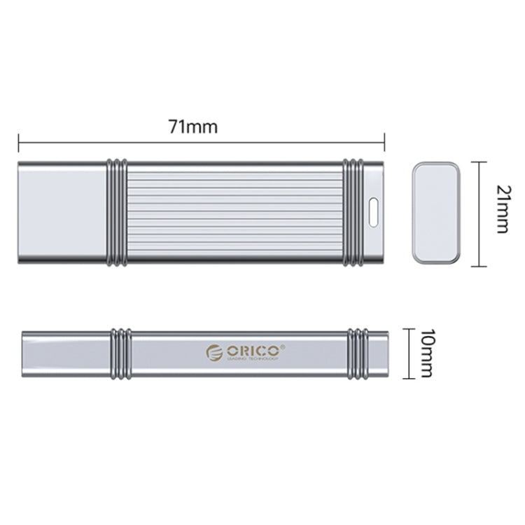 ORICO UFS Flash Drive, Read: 411MB/s, Write: 353MB/s, Memory:256GB, Port:USB-A(Silver) - USB Flash Drives by ORICO | Online Shopping UK | buy2fix